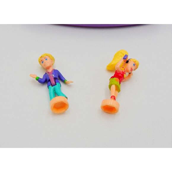 Polly Pocket CD Player With 2 Figures Bluebird Toys 1998 *No Sound Has Marks* - Picture 14 of 14